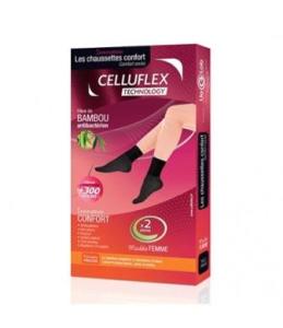 CELLUFLEX - chaussettes femme TU boite de 2