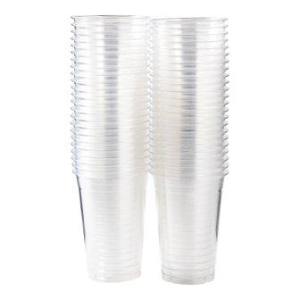 Cosmo - Verre a jeter Transparent - Paquet de 50 pièces