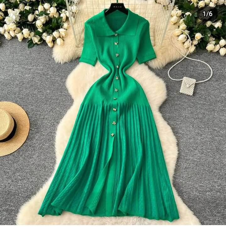 Robe vert