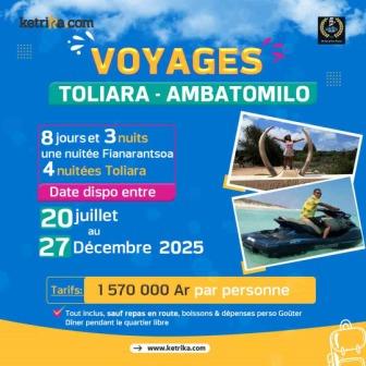 Voyage Organisé TOLIARA AMBATOMILO
