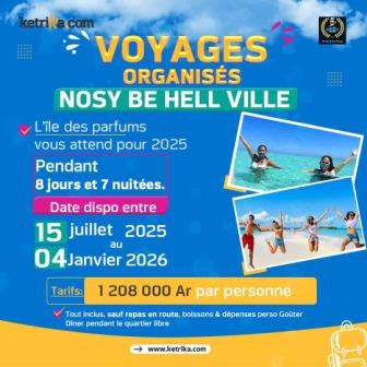 Voyage Organisé NOSY BE HELL VILLE