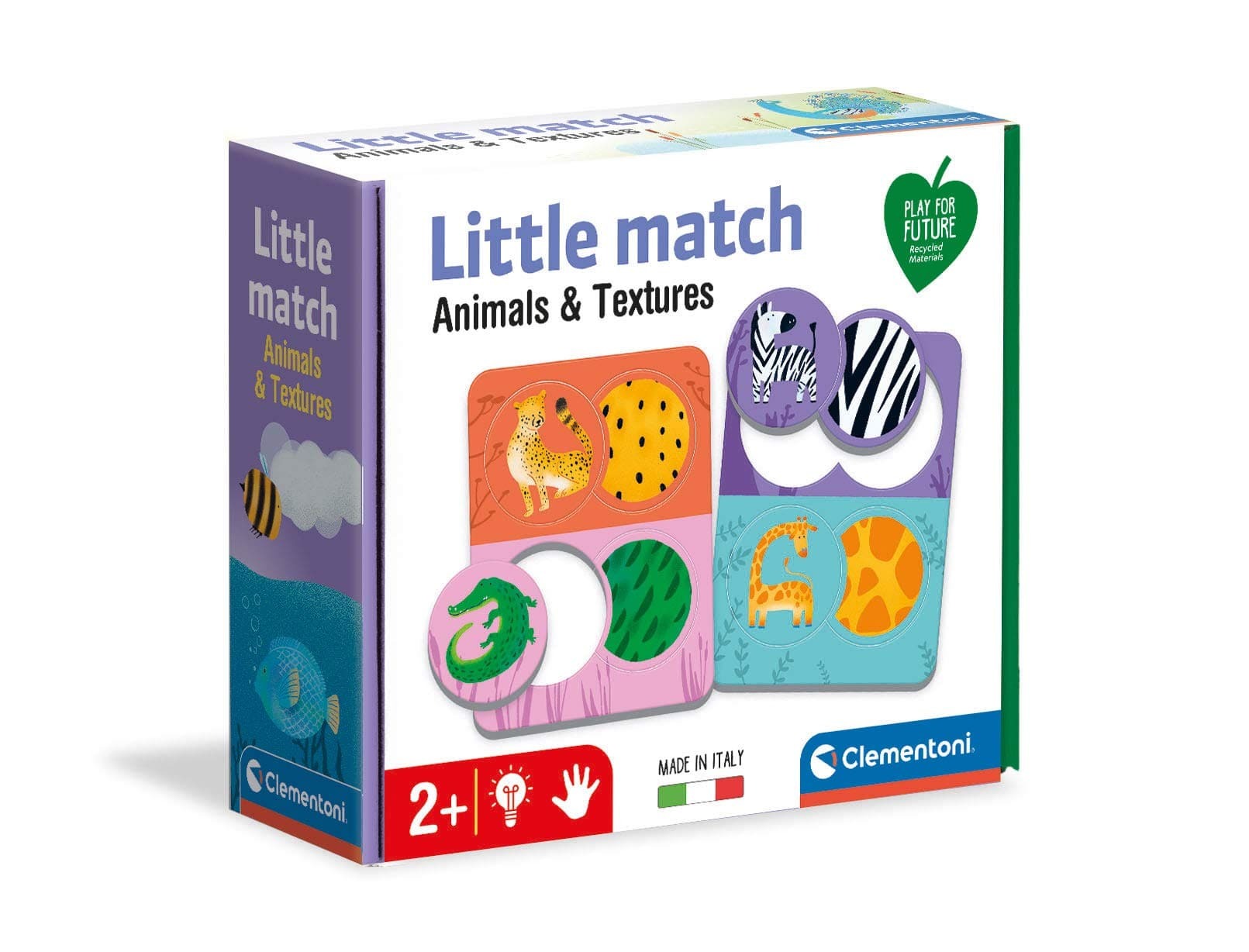clementoni - Little Match - Animaux et Pelages 