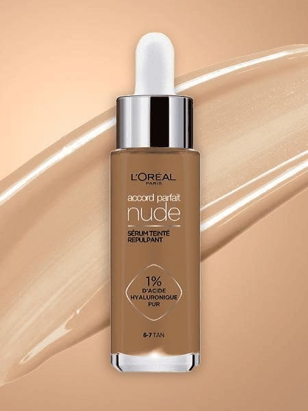  L'Oreal Paris - Serum Teinte Repulpant Accord Parfait Nude 6-7 Tan 
