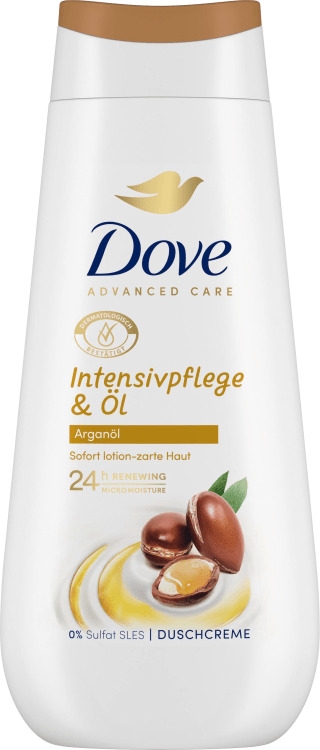 Dove - Creme de Douche Soin Intensif & Huile 