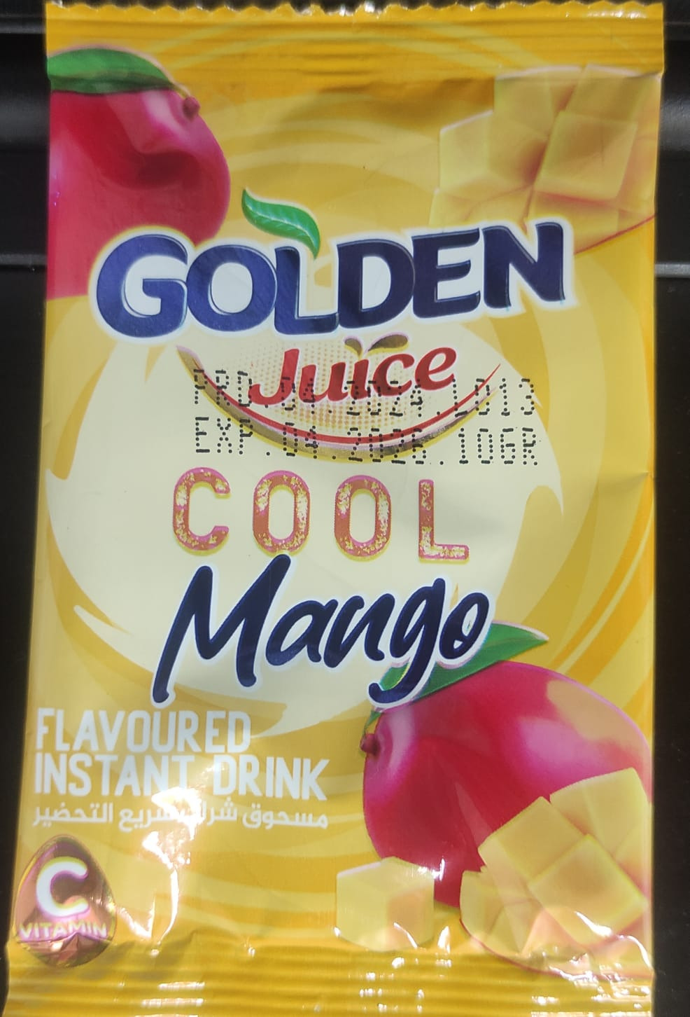 Golden Juice - jus en poudre mangue sachet de 12 