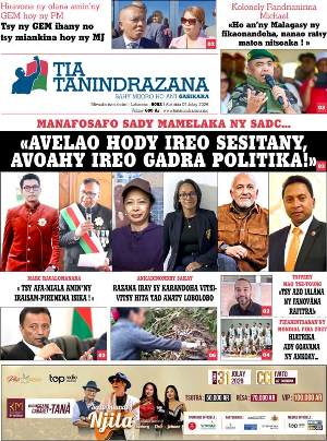 TIA TANINDRAZANA 01-07-2026 