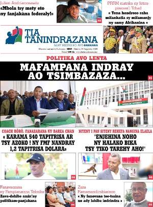TIA TANINDRAZANA 12-08-2026 