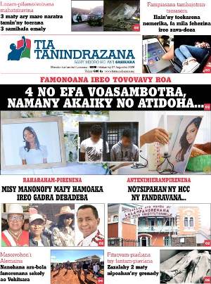 TIA TANINDRAZANA 27-08-2026 