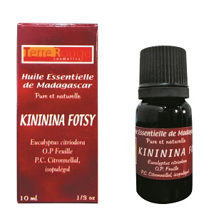 TERRE ROUGE - Huile Essentielle Kininina Fotsy - Eucalyptus citriodora